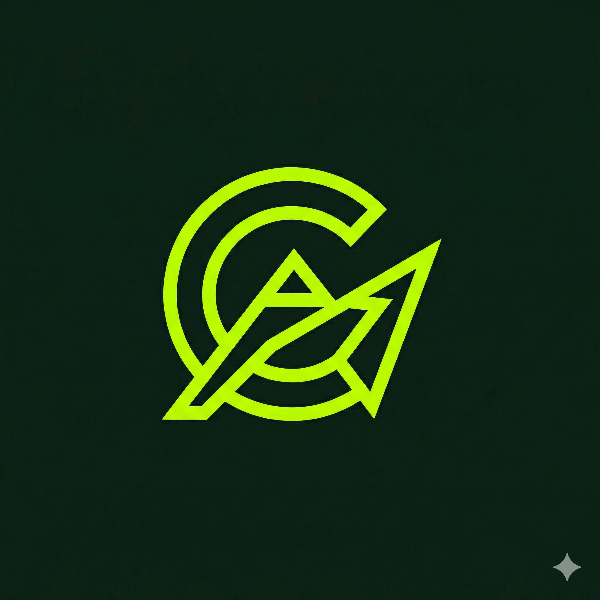 Hologram Background Logo